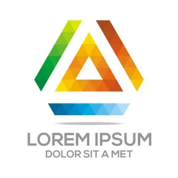 Logo Lettering A Vector Stock Illustration