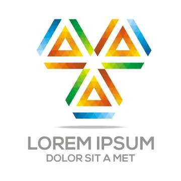 Logo Lettering A Vector Illustrazione stock