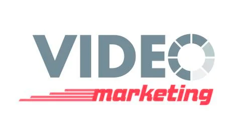 Logo lettering Video Marketing Stock Illustration