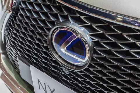 Logo of Lexus at front mesh Stock Photos