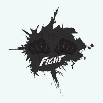 Logo for martial arts Stock Illustration