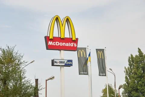 Logo of McDonalds Stock Photos