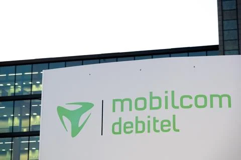 Logo of mobilcom debitel in Stuttgart Stock Illustration
