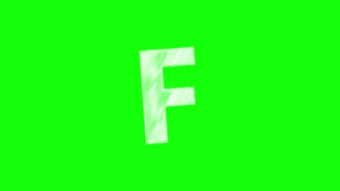 Logo Motion with Letter Isolated Green Screen Stock Video Stock Footage 341329968