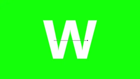 Logo Motion with Letter Transparent Background Animation Video stock 341328977