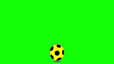 Logo Motion with Soccer on Chroma Key for Compositing Video stock 337099465