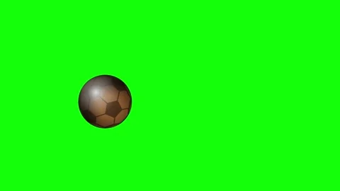 Logo Motion with Soccer on Green Screen Chroma Key Background Video stock 336956801