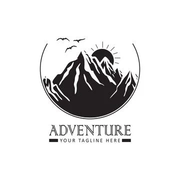 Logo Mountain Stock Illustration