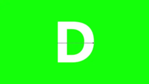 Logo Moving with Letter Motion Graphic Overlay Video stock 341328947