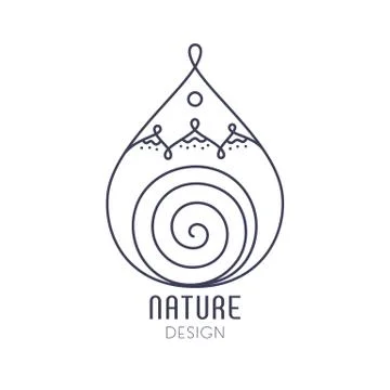 Logo nature Stock Illustration