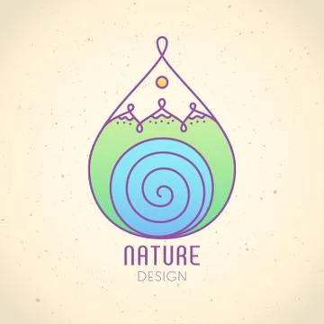 Logo nature Stock Illustration