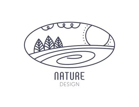 Logo nature Stock Illustration