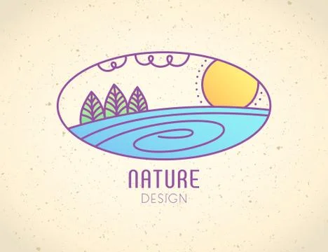 Logo nature Stock Illustration