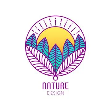 Logo nature Stock Illustration