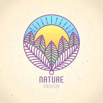 Logo nature Stock Illustration