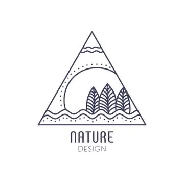 Logo nature Stock Illustration