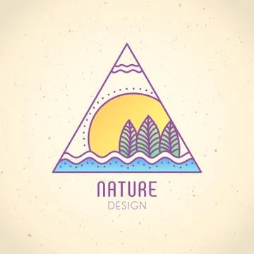 Logo nature Stock Illustration