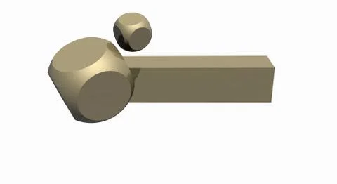 Logo object Illustrazione stock