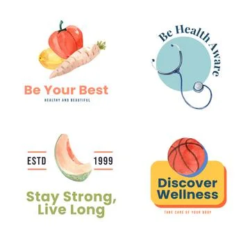 Logo or icon with world mental health day concept design for branding and mar Stock Illustration