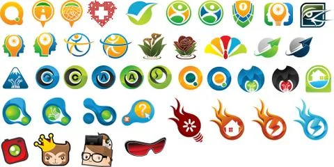 Logo Pack 2 Stock Illustration