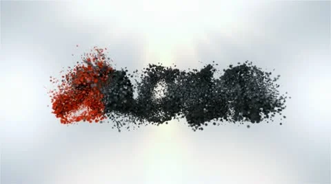Logo Particle Formation Intro Animation Stock After Effects