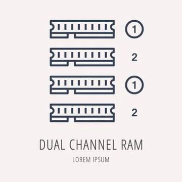 Logo PC Upgrading 무료 스톡 일러스트