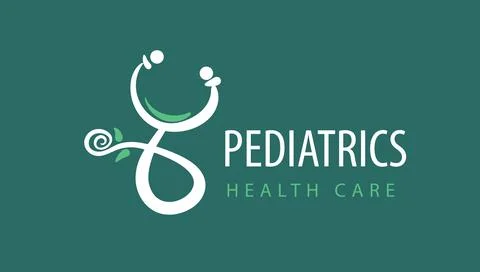 Logo for pediatrics. Vector illustration Stock Illustration