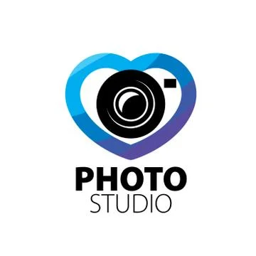 Logo for photo studio Stock Illustration