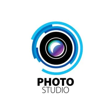 Logo for photo studio Stock Illustration