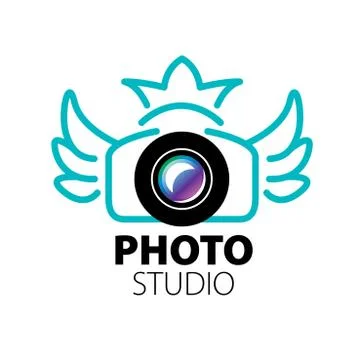 Logo for photo studio Stock Illustration