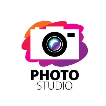 Logo for photo studio Stock Illustration