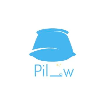 Logo pillow vector illustration Stock Illustration