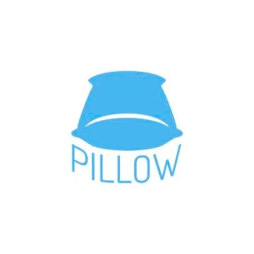 Logo pillow vector illustration Stock Illustration