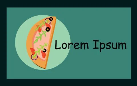Logo pizza Stock Illustration