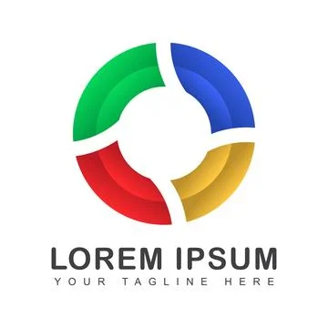 Logo Premium Abstract Circle design Stock-Illustration