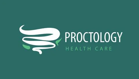 Logo for proctology. Vector illustration Stock Illustration