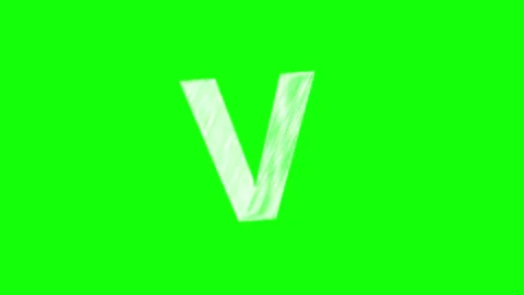 Logo Professional with Letter on Chroma Key for Compositing Video stock 341330600