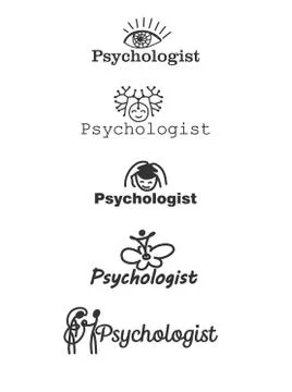Logo for a psychologist Stock Illustration
