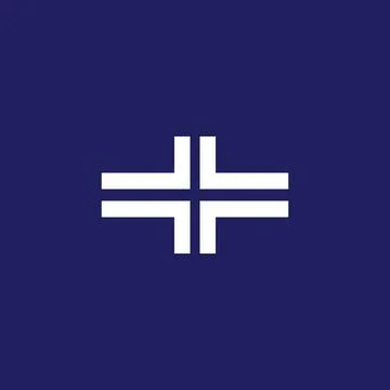 Logo purpose minimalist design vector template eps Stock Illustration