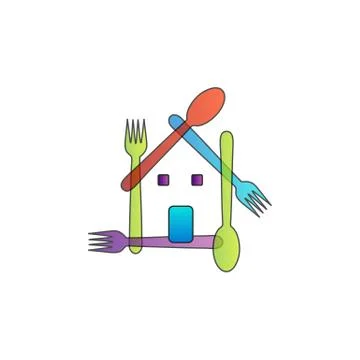 Logo for a restaurant Stock Illustration