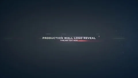 Logo Reveal - Production Wall Stock After Effects
