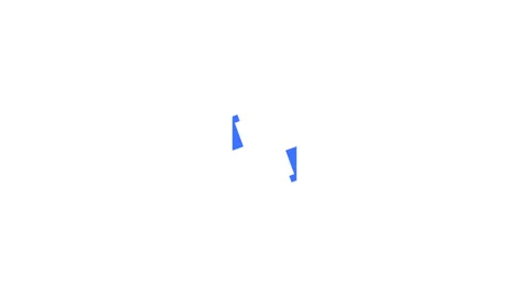 Logo reveal with a white background and smooth geometric transitions Stock Footage 322968740