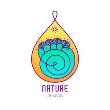 Logo river Illustrazione stock