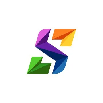 Logo S letter. Vector abstract Stock Illustration