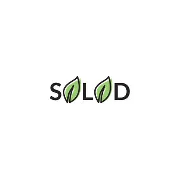 Logo Salad Restaurant vector icon Stock Illustration