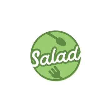 Logo Salad Restaurant vector icon Stock Illustration