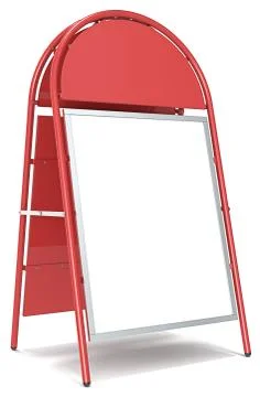 Logo Sandwich Board. Stock Illustration