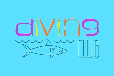 Logo Scuba Diving Stock Illustration