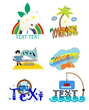 Logo, the sea vector Stock Illustration