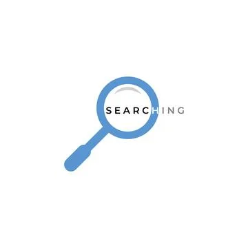 Logo search or discovery, logo search by combination, lab, moon, location, .. Stockillustratie